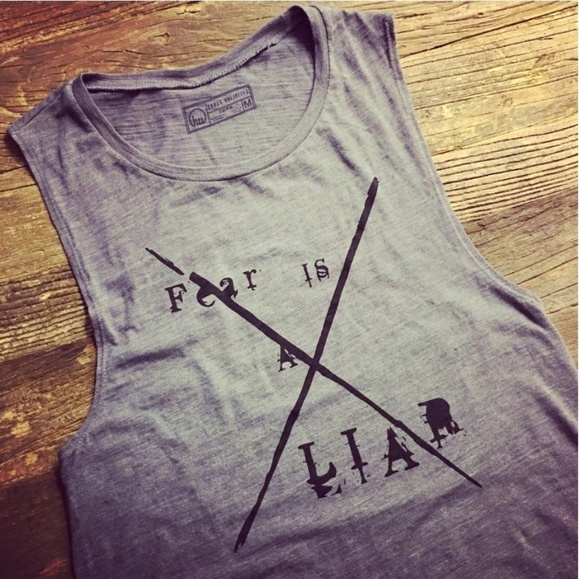 Human Unlimited Tops - NEW Fear is a Liar Tank Top
